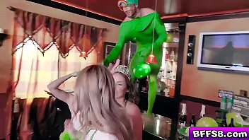 Preview 2 of Develop Men - Party babes takes turns on pussy licking !