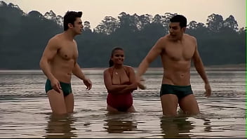 Preview 3 of Lc Big Tits Oil - Paul&atilde_o Cavalo e Denis volume na sunga