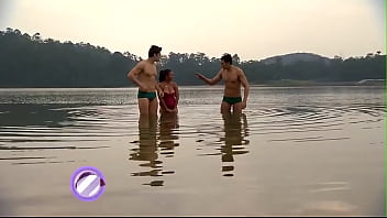 Preview 1 of Lc Big Tits Oil - Paul&atilde_o Cavalo e Denis volume na sunga