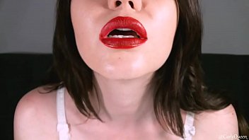 Preview 4 of Family Sex Fucked By My Babe - Red Lips Mouth Tease by CarlyQueenn