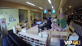 Preview 4 of Beauty Dior Femdom - VIP4k. Hunter is looking for awesome sex for money in bowling place
