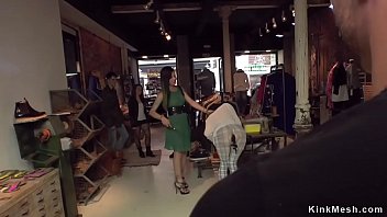 Preview 2 of Ls Sland - Euro babe anal gangbanged in boutique
