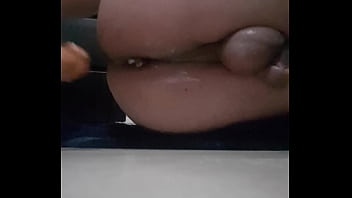 Preview 1 of Son Drinking Mom Sex - Masturbacion anal