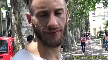 Preview 1 of Tante Pijat Plus - Straight latin hunk sucks