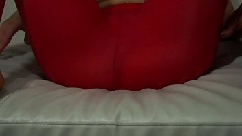 Preview 4 of Dad Feel So Good - Ass Worship in Red Leggings
