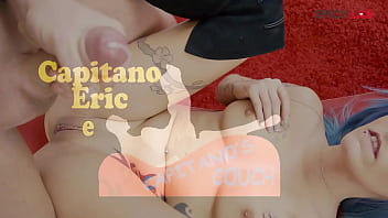 Preview 4 of Dog And Gear Sex Video - Capitano&#039_s Couch - Estefani Tarrago