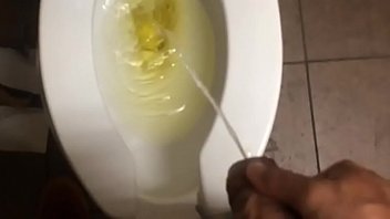 Preview 2 of He Swallows Her Pussy Orgasm - Big dick caught pissing