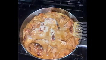 Preview 1 of Frst Time Fuking - Chicken Piccata &amp_ Mashed potatoes Made this at 1am get you a me ?