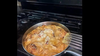 Preview 4 of Frst Time Fuking - Chicken Piccata &amp_ Mashed potatoes Made this at 1am get you a me ?