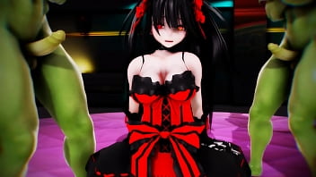 Preview 1 of Licked Anal - [20190331][MMD]XXXDance Kurumi tokisaki k. B