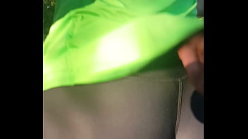 Preview 4 of Kalecha - Spandex cuckhold wife swap public see through