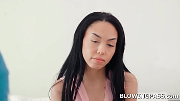 Preview 1 of Big Ass Blond Lesbo - Teen stepdaughter sucking stepdads cock