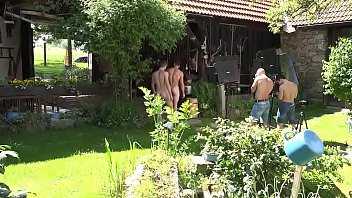 Preview 1 of Pie In Mouth - boys orgy outdoor