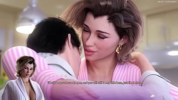 Preview 2 of Dp Tube Babe - Hot Milf Fingers Her Sexy Stepmom&#039_s Hairy Pussy| Busty Stepmom Plays With Her Wet Pussy - Apocalust Sexy Gameplay Moments - 3D Hentai Porn Games