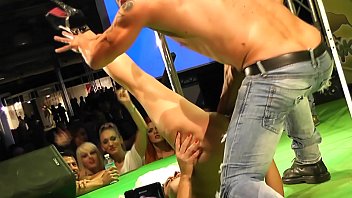 Preview 4 of Fuking The Sleeping Sister - redhead pornstars fisting fuck on stage