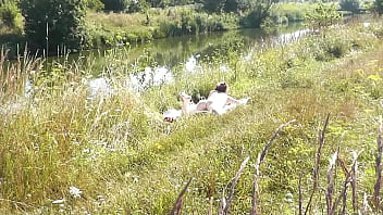 Preview 4 of Tamil Actress Meena Xxx Images - Nude Milf sunbathing on river bank. Random guy watching and filmed on his smartphone. Wild beach. Naked in public. Nudist beach. Doggystyle. Ass. Pussy. Doggy style. POV. Outdoor. Outside. Publicly. Ass milf. Butt. In nature. Without panties. No panties