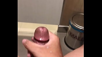 Preview 4 of Arabic Girls Dogy Style - Handjob in toilet mall
