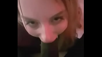 Preview 1 of Pussy Juice On Her Tongue - Cute college girl enjoying her first black boyfriend