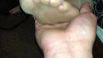 Preview 1 of Pinata Pornsix - 1 denier nylon foot tease