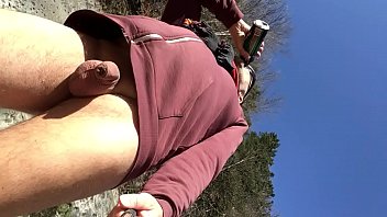 Preview 1 of Lesbo Squi - uncut soft penis in public