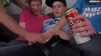 Preview 1 of Xxxxxm Vbeo - Twink is fucked by three guys