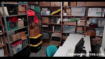 Preview 1 of Meghana Chowdary Xxx - TeenShoplifter.com - Sexy Young Tiny Tits Latina Teen Shoplifter Fucked In Ass By Horny Mall Cop