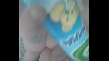 Preview 3 of Alian Ali Model Pakistani - ing herself with spray can