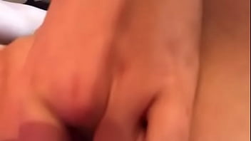 Preview 4 of Shemale Creampie Self - Horny slut