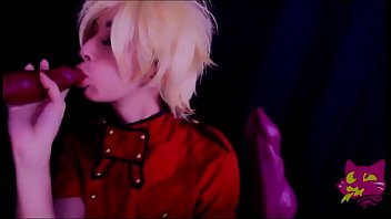 Preview 2 of Japanese Cutie Rubs Cunt - seras victoria. masturbacion