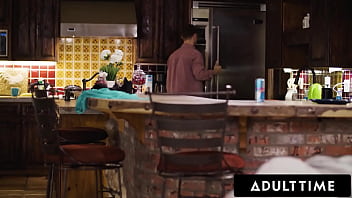 Preview 3 of America Ponography - ADULT TIME - Horny PAWG Siri Dahl Fucks Scrawny Teen Stepson In Front Of Her Cuckold Husband!