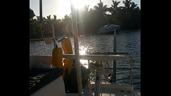 Preview 1 of Sakura Henti Porn - Sliding deep inside a Redbone on a boat in the Bahamas.