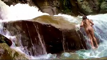 Preview 2 of Cruel Fucking By Many Boys - Lilyan se pone cachonda en el rio