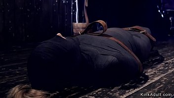 Preview 3 of Tuigirl Asia - Blonde slut gets mummified in dungeon