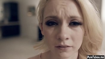 Preview 3 of Mom And Sun Sleeping Xxxcom - Blonde petite teen got fucked in front of a insane