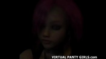 Preview 2 of Lady To Lady Lesbian - Slam your cock down my virtual throat