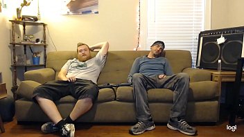 Preview 1 of Sleeping Rapexxxx - This guy said he was straight,  but didn&#039_t act like it when jerking off with this other dude on secret cam