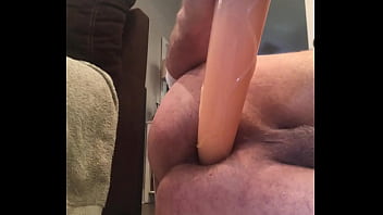 Preview 3 of One Girl Two Meen - My 13&quot_ Giant Dildo
