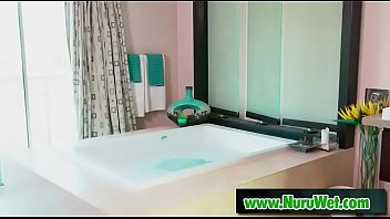 Preview 1 of Mrunal Thakur Xxx - Masseuse Whitney Wright gives blowjob in jacuzzi