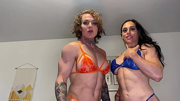 Preview 3 of Mark Davis Dps Eva - DOUBLE MUSCLE MOMMY JOI