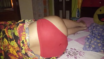 Preview 3 of Crying Onocent Teen - Fem Desi wife in bed with thunder thigh