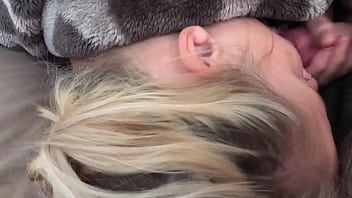 Preview 4 of Xcc Published Bus - Hot blonde milf gets face fucked
