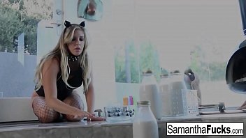 Preview 1 of Malisahi Sex Odia - Samantha Saint takes a Milk bath