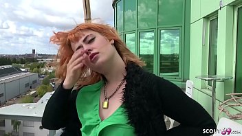 Preview 1 of Old Women Vs Boy Xxxx - GERMAN SCOUT - STRASSEN CASTING FICK FUR ROTHAARIGE KYLIE