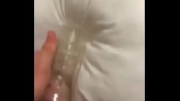Preview 4 of Katrania Kaf Sexvideeos - Two Fleshlight Fucks On The Bed Hot