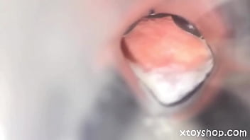 Preview 2 of Dani Daniels Deepthroat - Unloading My Load Inside My Fleshlight Hot