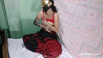 Preview 2 of Hole Glasses Dark You - Indian Bhabhi with her lover trying to fulfill their sexual desires so went home for sexual fun where traditional sex changed in western style