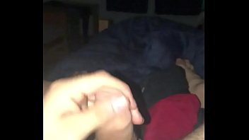 Preview 3 of Hunter Fat - Jacking off at home with family outside door
