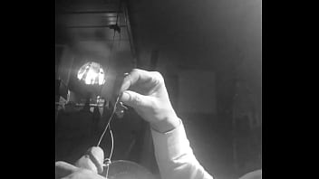 Preview 2 of Maid Grop - me enjoying my shock therapy toy and sounding myself