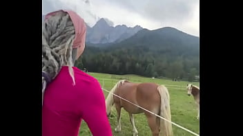 Preview 2 of Xxx Porn Side Full Hd Videos - Dancing next to some beautiful horses outdoors ??What&#039_s your favorite way to connect with nature?#Dancing #Outd...