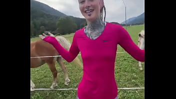 Preview 1 of Xxx Porn Side Full Hd Videos - Dancing next to some beautiful horses outdoors ??What&#039_s your favorite way to connect with nature?#Dancing #Outd...